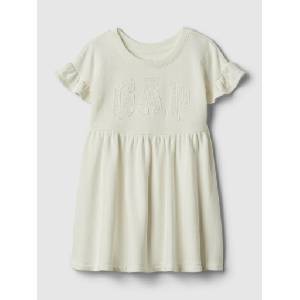 GAP Бебешка рокля с логото на GAP GAP | Byal | Момичешки | 92