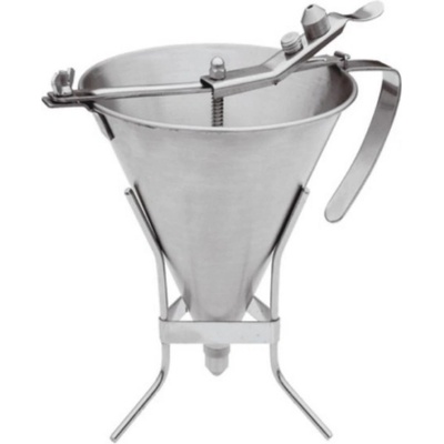 De Buyer Automatický nerezový pístový trychtýř 1,5L
