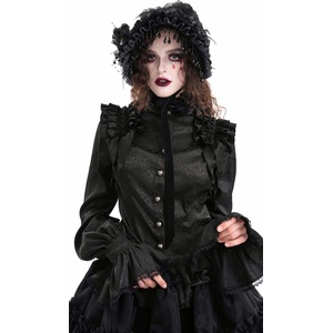 Devil fashion дамска риза DEVIL FASHION - Black Gothic Vintage - SHT122