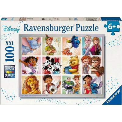 Ravensburger Пъзел Ravensburger от 100 XXL части - Дисни герои (7012004118)