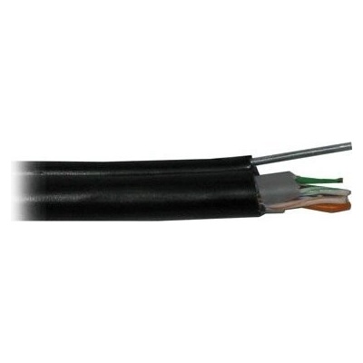 Planet KAB-FTP5E-D-PVCPEM-X FTP Cat5e metráž Planet FTP drát 4pár Cat 5e, PE+PVC venkovní dvouplášť, ocelové nosné lanko, Fca metráž 1m