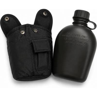 DRAGOWA Tactical тактическа манерка 1L, черна (DRG217.black)