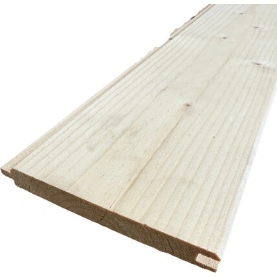 Palubky smrk klasik AB 15x121x4000 hladká zadní strana