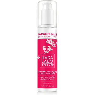 Hada Labo Tokyo Red Line 40+ Lotion Anti Aging Super Hydrator 150 ml