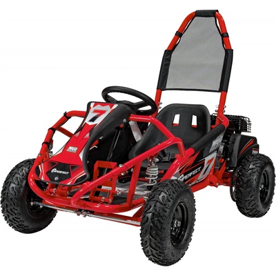 mamido Dětská benzínová motokára MUD MONSTER červená