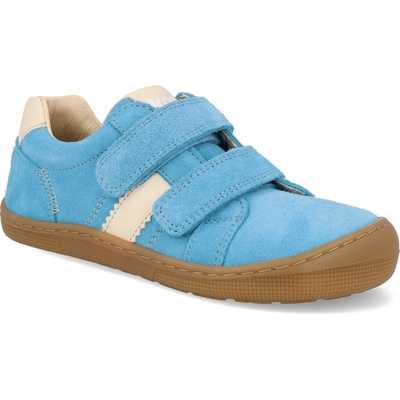 Koel Barefoot detské tenisky Denis Suede 3.0 Jeans modré
