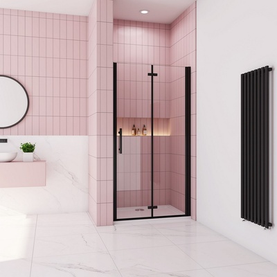 H K -MELODY BLACK B8 120 zalamovacie 119-121 x 195 cm SE- MELODYBLACKB8120SET