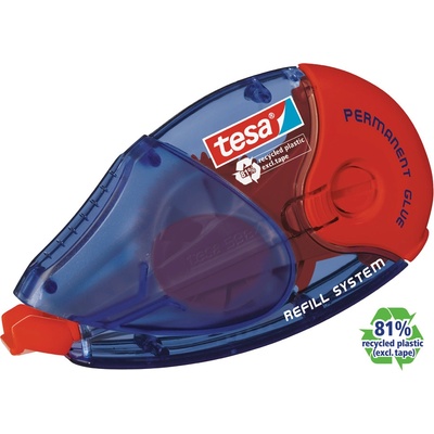 TESA Lepiaci roller permanentný vymeniteľný 8,4 mm x 14 m