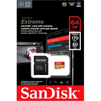 SanDisk microSDXC 64GB SDSQXAH-064G-GN6MA