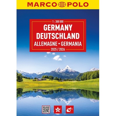 MARCO POLO Reiseatlas 2025/2026 Deutschland 1:300.000
