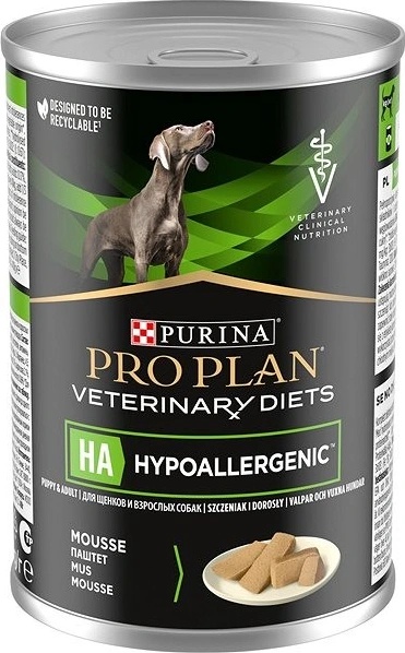 Pro Plan Veterinary Diets Canine HA Hypoallergenic 3 x 400 g Pro Plan Veterinary Diets Canine HA Hypoallergenic 3 x 400 g