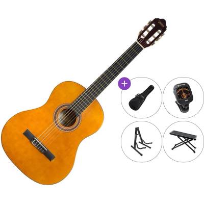 Valencia VC104 Premium SET 4/4 Natural Класическа китара