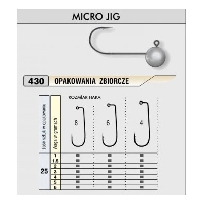Kamatsu Jigová hlava MICRO vel.4