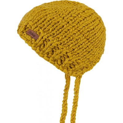 Doke Dětská pletená ušanka gold