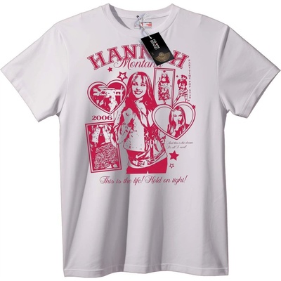 NOONEBRAND Hannah Montana 2006 Розова Тениска - XL, Black
