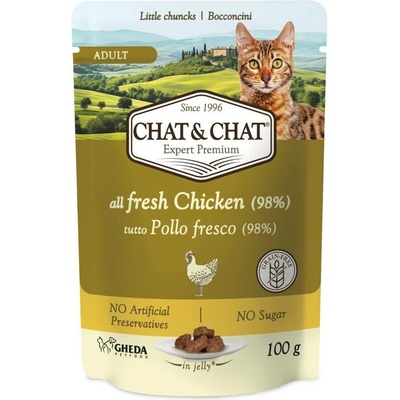 Chat & Chat Adult Cat Chicken 100 g