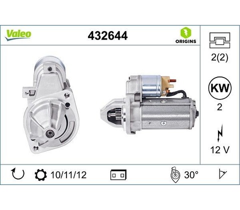 Štartér VALEO 432644