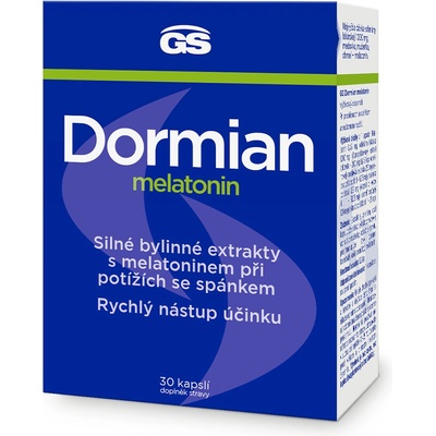 GS Dormian GS Dormian melatonin 30 kapslí