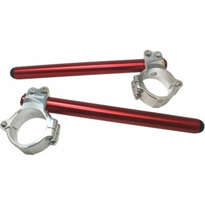 ACCOSSATO Pair of raised clip-on ACCOSSATO CP004 +10 mm 10 degrees inclination, red