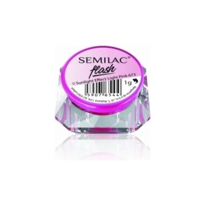 Semilac SemiFlash Sunlight effect orange 674 1 g