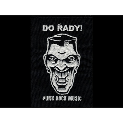 Nášivka DO ŘADY! hlava vyšívaná
