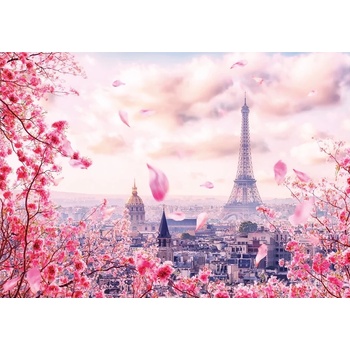 Dino - Puzzle Eiffel Tower in pink - 500 piese