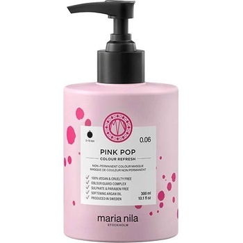 Maria Nila Colour Refresh Pink Pop 0.06 maska s farebnými pigmentami 100 ml