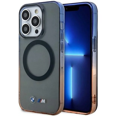 BMW Кейс BMW BMHMP14XHTGE за iPhone 14 Pro Max 6.7"", сив / сив, твърд, Gradient Bumper MagSafe (BMW000600-0)