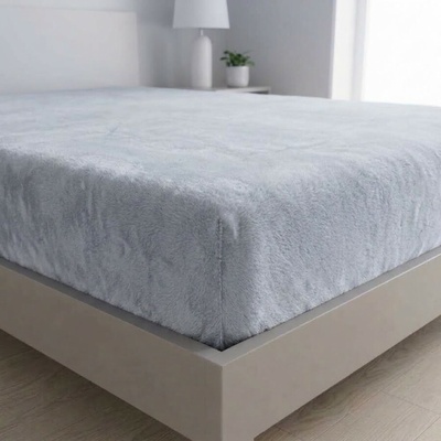 Vesna Mikro flanel prostěradlo Excellent světle šedé 90x200