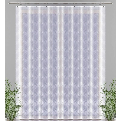 Hotová záclona nebo balkonový komplet, EPONA, bílá 150 x 250 cm dveře