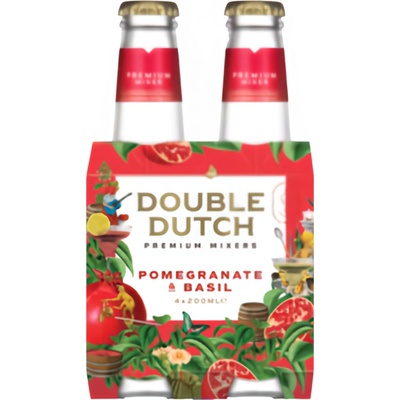 Double Dutch Pomegranate & Basil 4x 200 ml