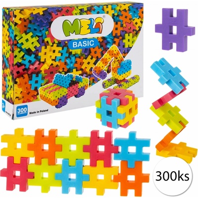 ISO 20234 Stavebné bloky Meli Basic 300 ks