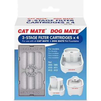 Cat Mate Cat Mate поилка с форма на мида комплект филтри 4 броя