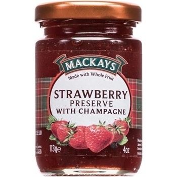 Mackays jahodový Džem se šampaňským 113 g