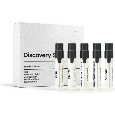 Beviro Discovery Set Metropolitan EDT 2 ml + Sophisticated EDT 2 ml + Bohemian Spirit EDT 2 ml + 1918 EDT 2 ml dárková sada – Sleviste.cz