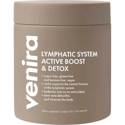 Venira lymfa system, active boost & detox, 80 kapslí