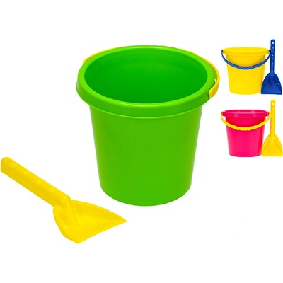 Mikro Trading Sada na písek kbelík 17 cm a lopatička