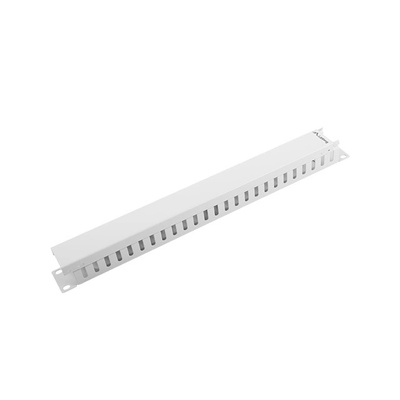 Lanberg Органайзер за кабели, Lanberg, тип A, 19'', 1U, сив (AK-1201-S) (AK-1201-S)