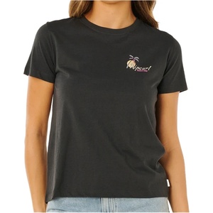 Rip Curl Дамска тениска Rip curl Women's Tide Line Standard Tee T-shirt - Washed Black - размер XXL (916-5868-0217)