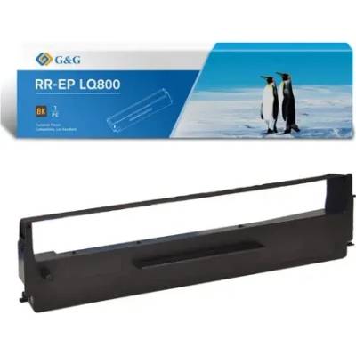 Compatible ЛЕНТА ЗА МАТРИЧЕН ПРИНТЕР EPSON LQ 800/LX300/MX80/LQ200/LQ300/LQ300K/400/450/500/510/550/570/800/850/850+/870 - ERC-19 (ERC19) - Black - PN ND-R0 (300EPSLQ 800 BG)
