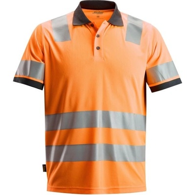 Snickers Workwear reflexní polokošile AllroundWork tř. 2 oranžová L – Sleviste.cz