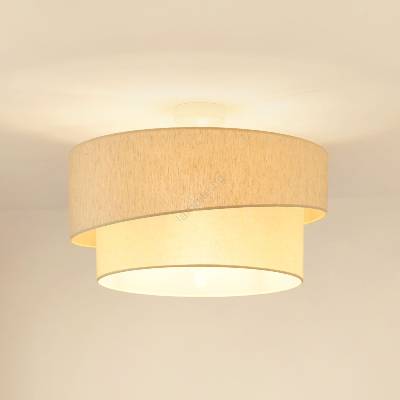 - Полилей за повърхностен монтаж SHINE 1xE27/15W/230V Ø 50 см кремав (BG1279)