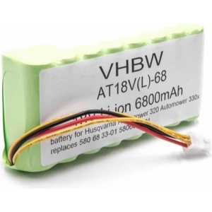VHBW Батерия за Husqvarna Automower 320 / 420, 18 V, 6.8 Ah (800116258)