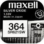 Maxell Бутонна батерия сребърна maxell sr621sw /364/ag1/ (ml-bs-sr621-sw) - topmall