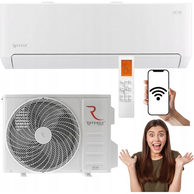 Rotenso Teta 3,5kW WiFi bílá s topením