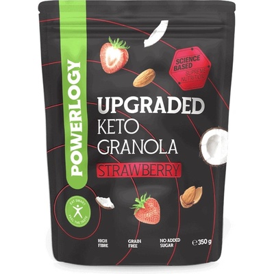 Powerlogy Upgraded Keto Granola Strawberry 350 g