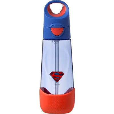 B.box Fľaša na pitie so slamkou Superman 600 ml