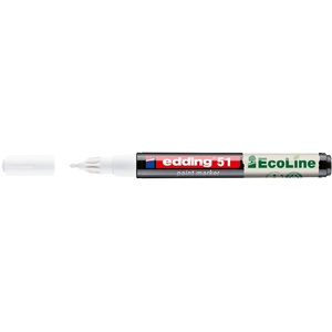 edding 51 EcoLine D10 бял лаков маркер 7580260005 (7580260005)