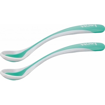 Nuby Lyžička kŕmiaca termo 2 ks