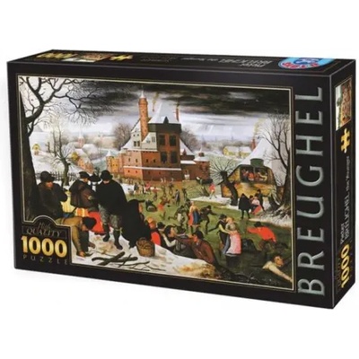 D-Toys - Puzzle Brueghel: Winter - 1 000 piese